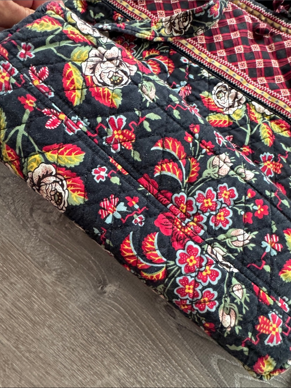 Vera Bradley Quilted Floral Tote Bag - Picture 3 of 6